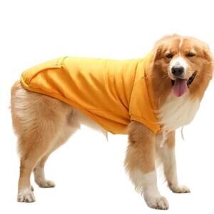 New XL gold dog sweatshirt for fall and winter